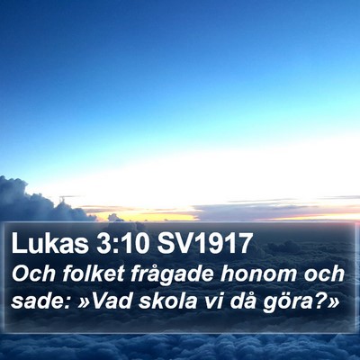 Lukas 3:10 SV1917 Bible Verse Image