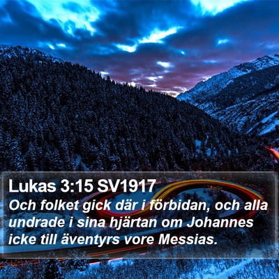 Lukas 3:15 SV1917 Bible Verse Image