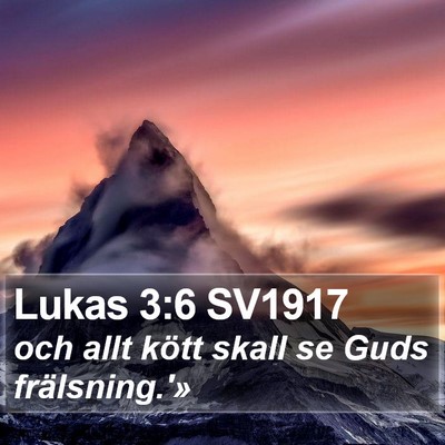 Lukas 3:6 SV1917 Bible Verse Image