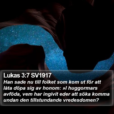 Lukas 3:7 SV1917 Bible Verse Image