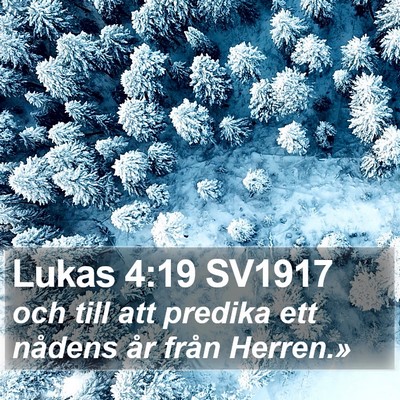 Lukas 4:19 SV1917 Bible Verse Image
