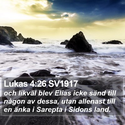 Lukas 4:26 SV1917 Bible Verse Image