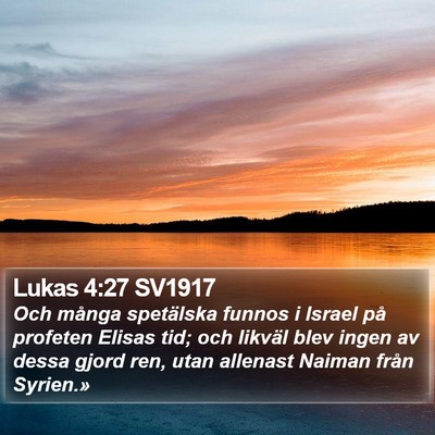 Lukas 4:27 SV1917 Bible Verse Image
