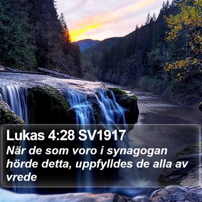 Lukas 4:28 SV1917 Bible Verse Image