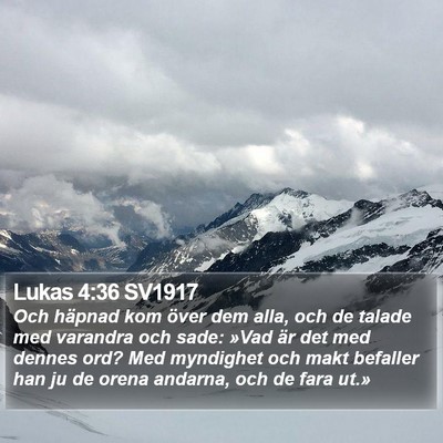 Lukas 4:36 SV1917 Bible Verse Image