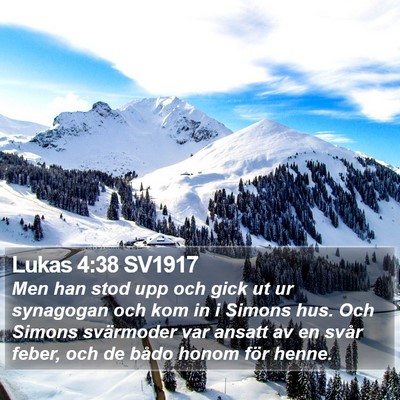 Lukas 4:38 SV1917 Bible Verse Image
