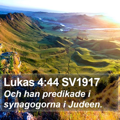 Lukas 4:44 SV1917 Bible Verse Image