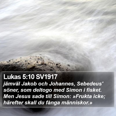Lukas 5:10 SV1917 Bible Verse Image