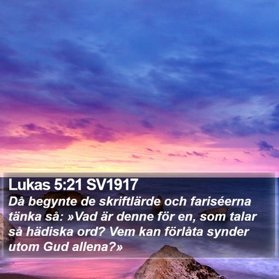 Lukas 5:21 SV1917 Bible Verse Image