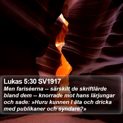 Lukas 5:30 SV1917 Bible Verse Image