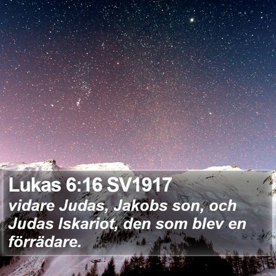 Lukas 6:16 SV1917 Bible Verse Image