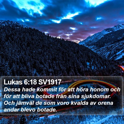 Lukas 6:18 SV1917 Bible Verse Image