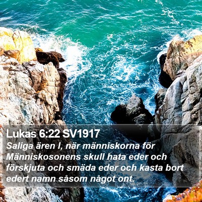 Lukas 6:22 SV1917 Bible Verse Image