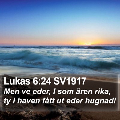 Lukas 6:24 SV1917 Bible Verse Image