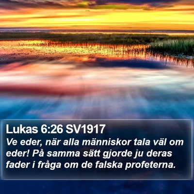 Lukas 6:26 SV1917 Bible Verse Image