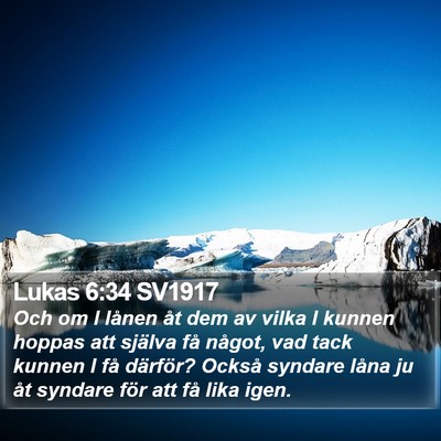 Lukas 6:34 SV1917 Bible Verse Image