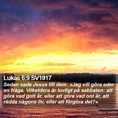 Lukas 6:9 SV1917 Bible Verse Image