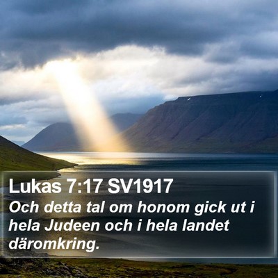 Lukas 7:17 SV1917 Bible Verse Image