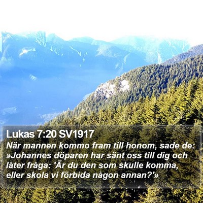 Lukas 7:20 SV1917 Bible Verse Image