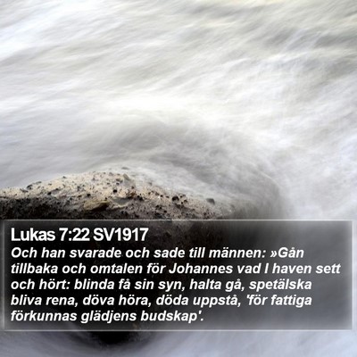 Lukas 7:22 SV1917 Bible Verse Image