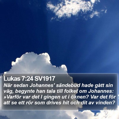 Lukas 7:24 SV1917 Bible Verse Image