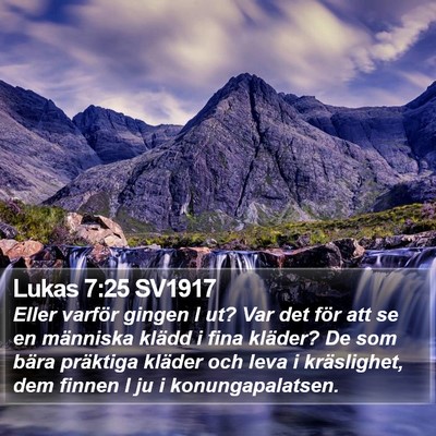 Lukas 7:25 SV1917 Bible Verse Image