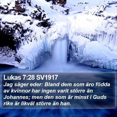 Lukas 7:28 SV1917 Bible Verse Image