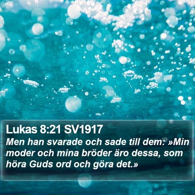 Lukas 8:21 SV1917 Bible Verse Image