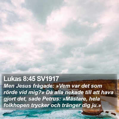 Lukas 8:45 SV1917 Bible Verse Image