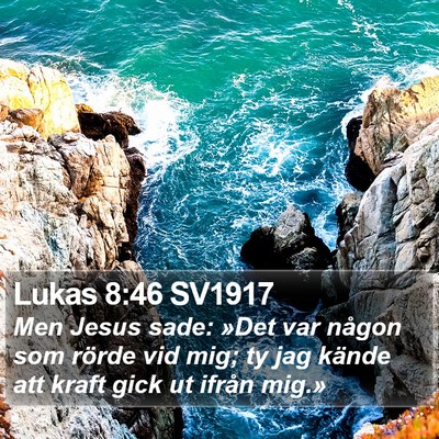 Lukas 8:46 SV1917 Bible Verse Image