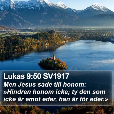 Lukas 9:50 SV1917 Bible Verse Image