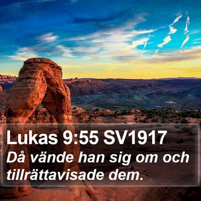 Lukas 9:55 SV1917 Bible Verse Image