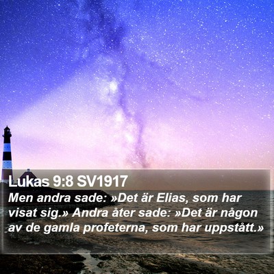 Lukas 9:8 SV1917 Bible Verse Image