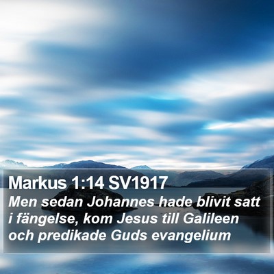 Markus 1:14 SV1917 Bible Verse Image