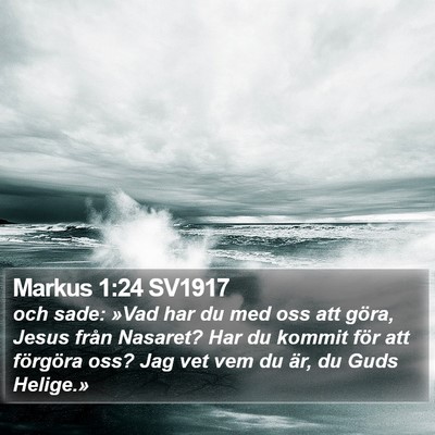 Markus 1:24 SV1917 Bible Verse Image