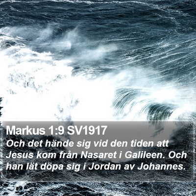 Markus 1:9 SV1917 Bible Verse Image