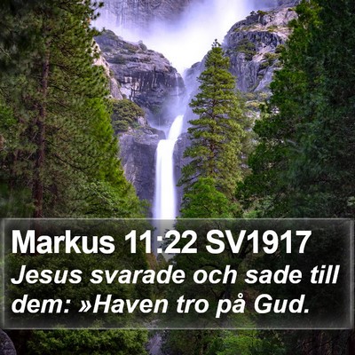 Markus 11:22 SV1917 Bible Verse Image