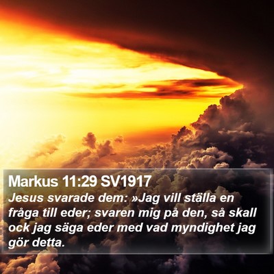 Markus 11:29 SV1917 Bible Verse Image
