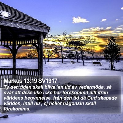 Markus 13:19 SV1917 Bible Verse Image