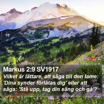 Markus 2:9 SV1917 Bible Verse Image