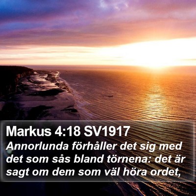 Markus 4:18 SV1917 Bible Verse Image