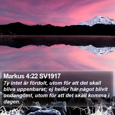 Markus 4:22 SV1917 Bible Verse Image