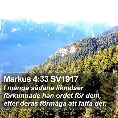 Markus 4:33 SV1917 Bible Verse Image