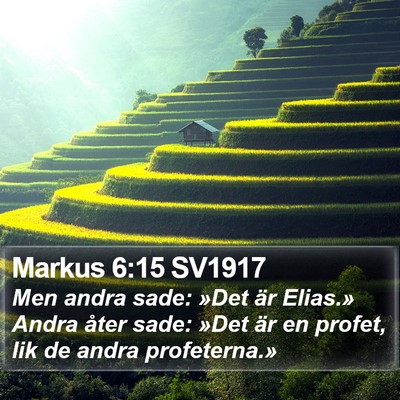 Markus 6:15 SV1917 Bible Verse Image