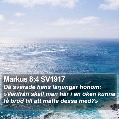 Markus 8:4 SV1917 Bible Verse Image