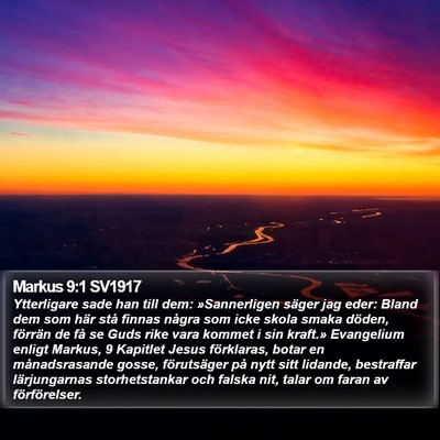 Markus 9:1 SV1917 Bible Verse Image