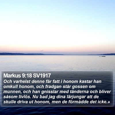 Markus 9:18 SV1917 Bible Verse Image