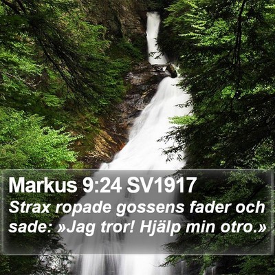 Markus 9:24 SV1917 Bible Verse Image