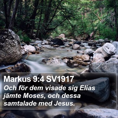 Markus 9:4 SV1917 Bible Verse Image