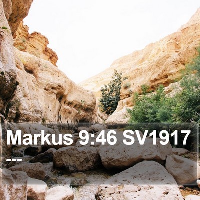 Markus 9:46 SV1917 Bible Verse Image